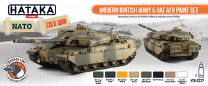 Hataka HTK-CS77 Modern British Army &amp;amp; RAF AFV paint set 8x17ml – zdjęcie 2