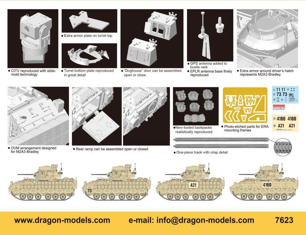 Dragon 7623 M2A3 Bradley 1/72 – imagen 2