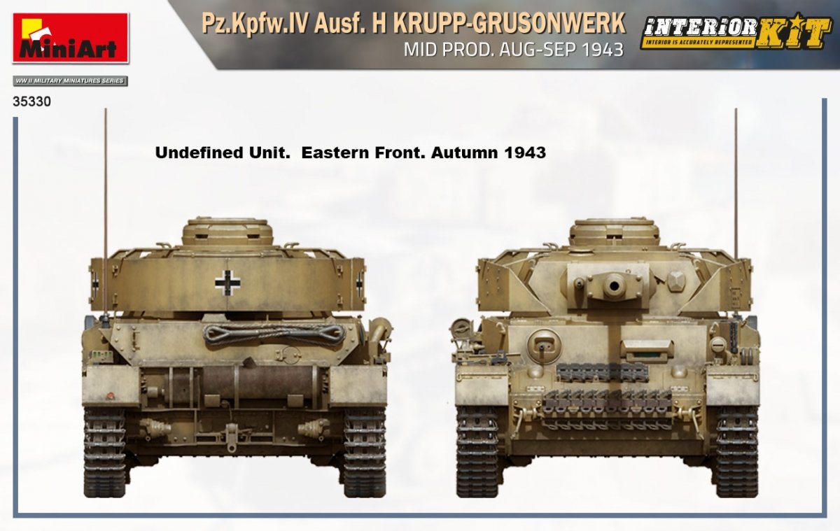 MiniArt 35330 Pz.Kpfw. IV Ausf. H Krupp-Grusonwerk 1/35 – immagine 7