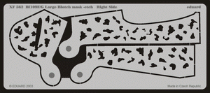 Eduard XF562 Bf 109F/ G Large Blotch mask-etch 1/48 – Bild 2