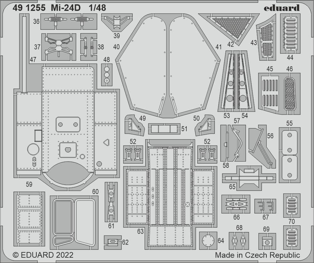 Eduard 491255 Mi-24D TRUMPETER 1/48 – imagen 2