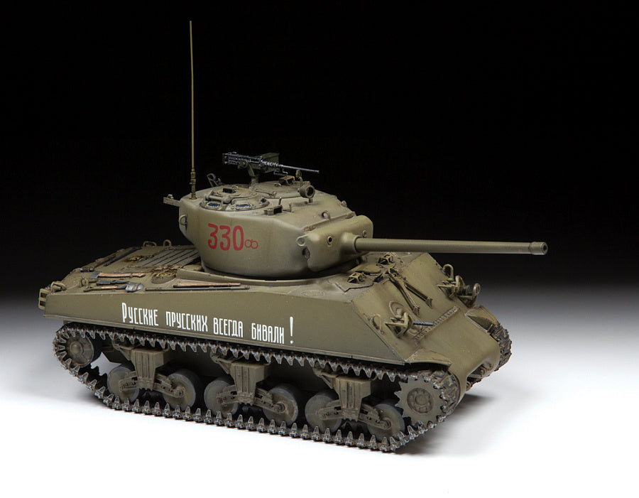 Zvezda 3645 M4A2 (76)W Sherman 1/35 – immagine 3