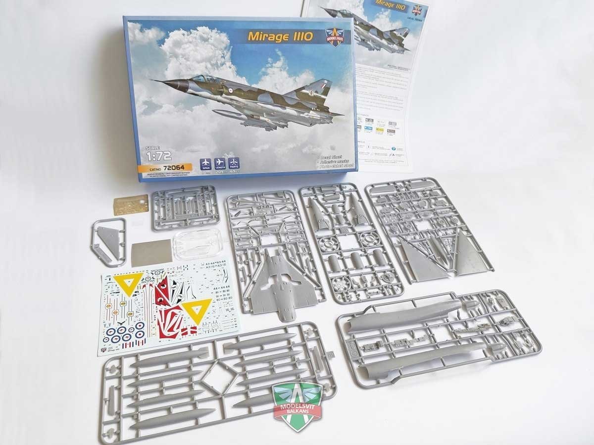 Modelsvit 72064 Mirage IIIO Interceptor 1/72 – Bild 2