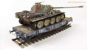 Sabre 35A02 German Railway Schwerer Plattformwagen Type SSys 1/35 – zdjęcie 3