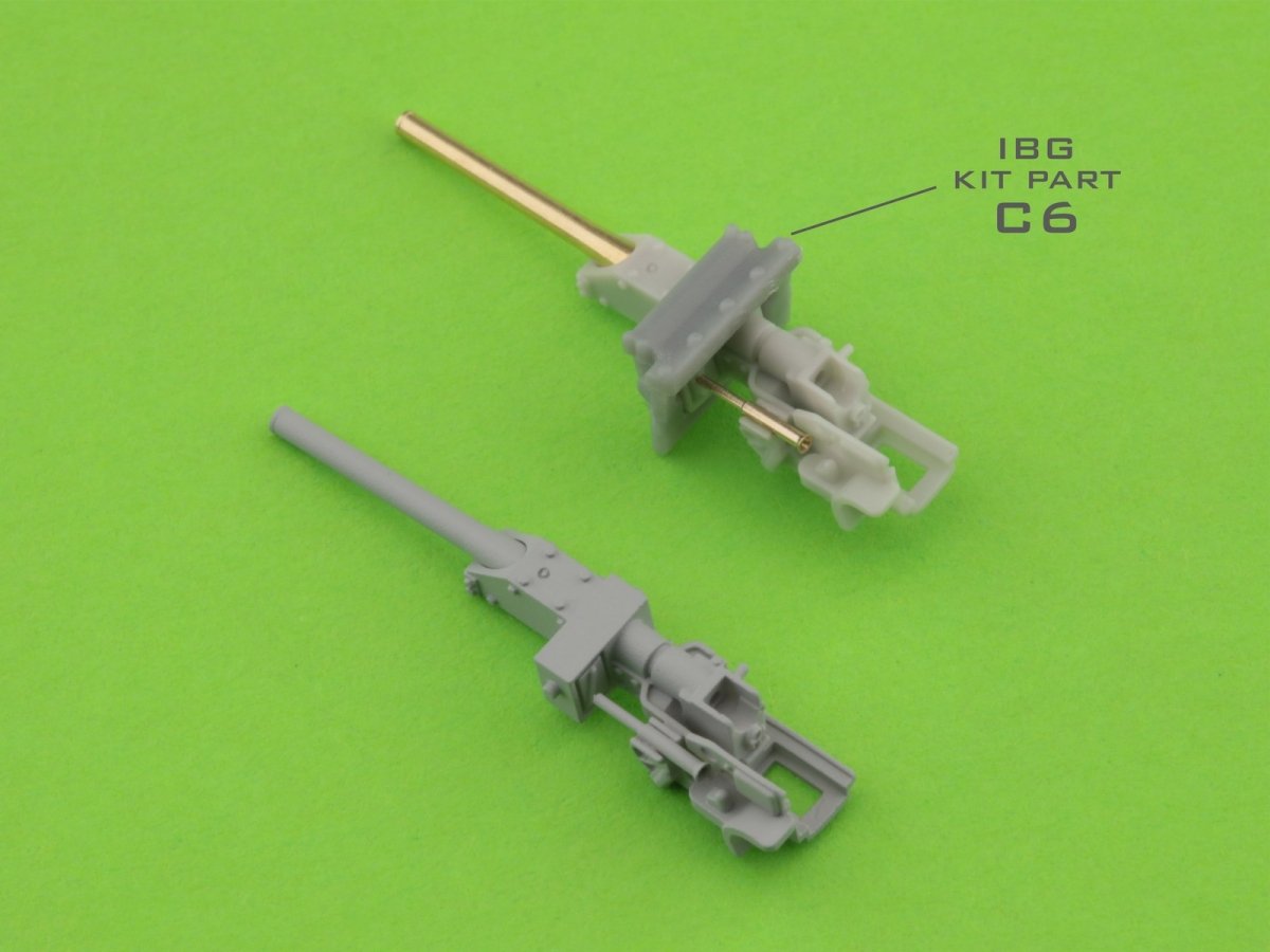 Master GM-72-015 Typ 95 Ha-Go - lufa działa 37 mm Typ 94 z mocowaniem żywicznym (do modelu IBG) 1/72 – Bild 6