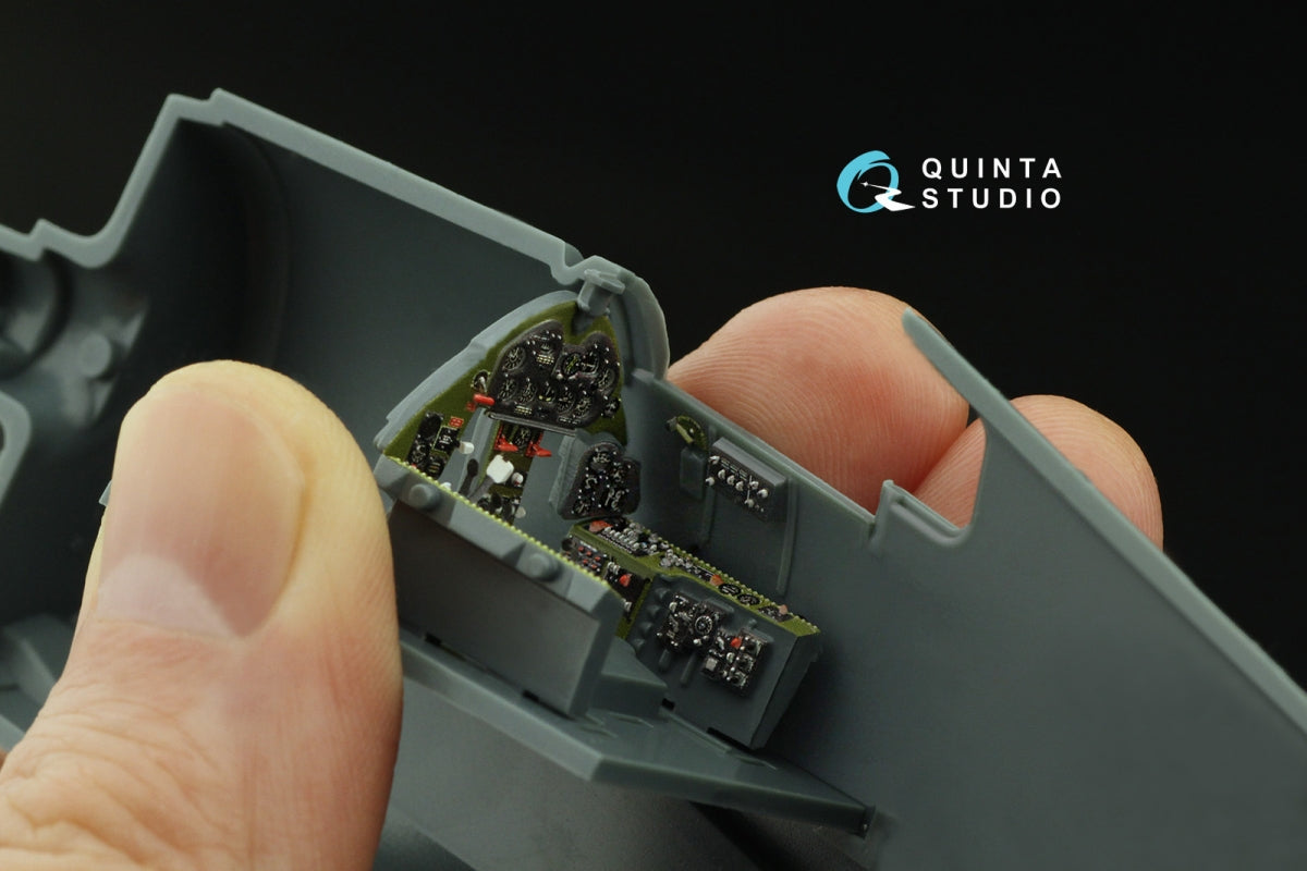 Quinta Studio QD48427 F6F-5 Hellcat 3D-Printed coloured Interior on decal paper (Eduard) 1/48 – immagine 10