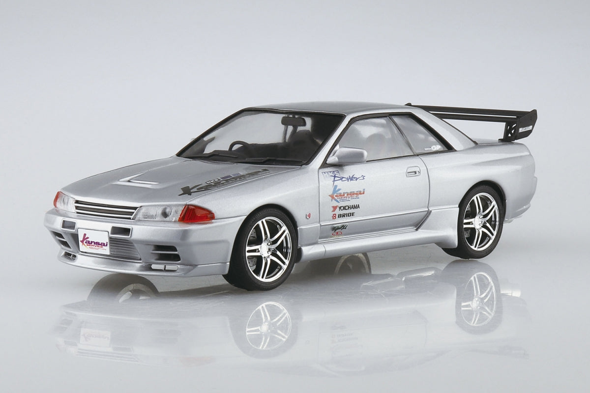 Aoshima 06453 HKS Kansai BNR32 SKYLINEGT-R &amp;#39;90 (NISSAN) 1/24 – image 2