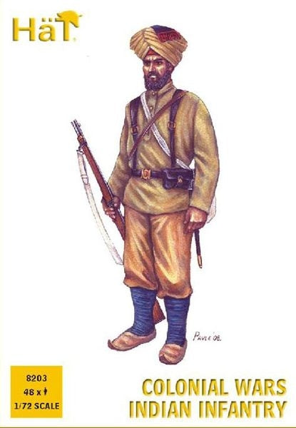 Hat 8203 Colonial Wars Indian Infantry 1/72