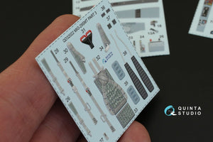 Quinta Studio QD32022 MiG-29SMT 3D-Printed &amp;amp; coloured Interior on decal paper (for Trumpeter kit) 1/32 – immagine 2