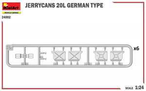 MiniArt 24002 JERRYCANS 20L GERMAN TYPE 1/24 – zdjęcie 3