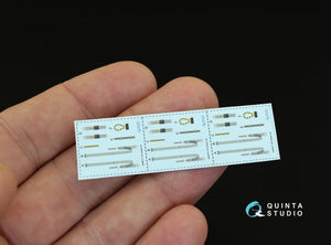 Quinta Studio QD48070 F-14D 3D-Printed &amp;amp; coloured Interior on decal paper (for Tamiya kit) 1/48 – immagine 3