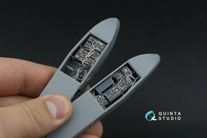 Quinta Studio QD+35144 AH-64A forward avionics bays 3D-Printed &amp;amp; coloured Interior on decal paper (Trumpeter) (with 3D-printed resin parts) 1/35 – immagine 10