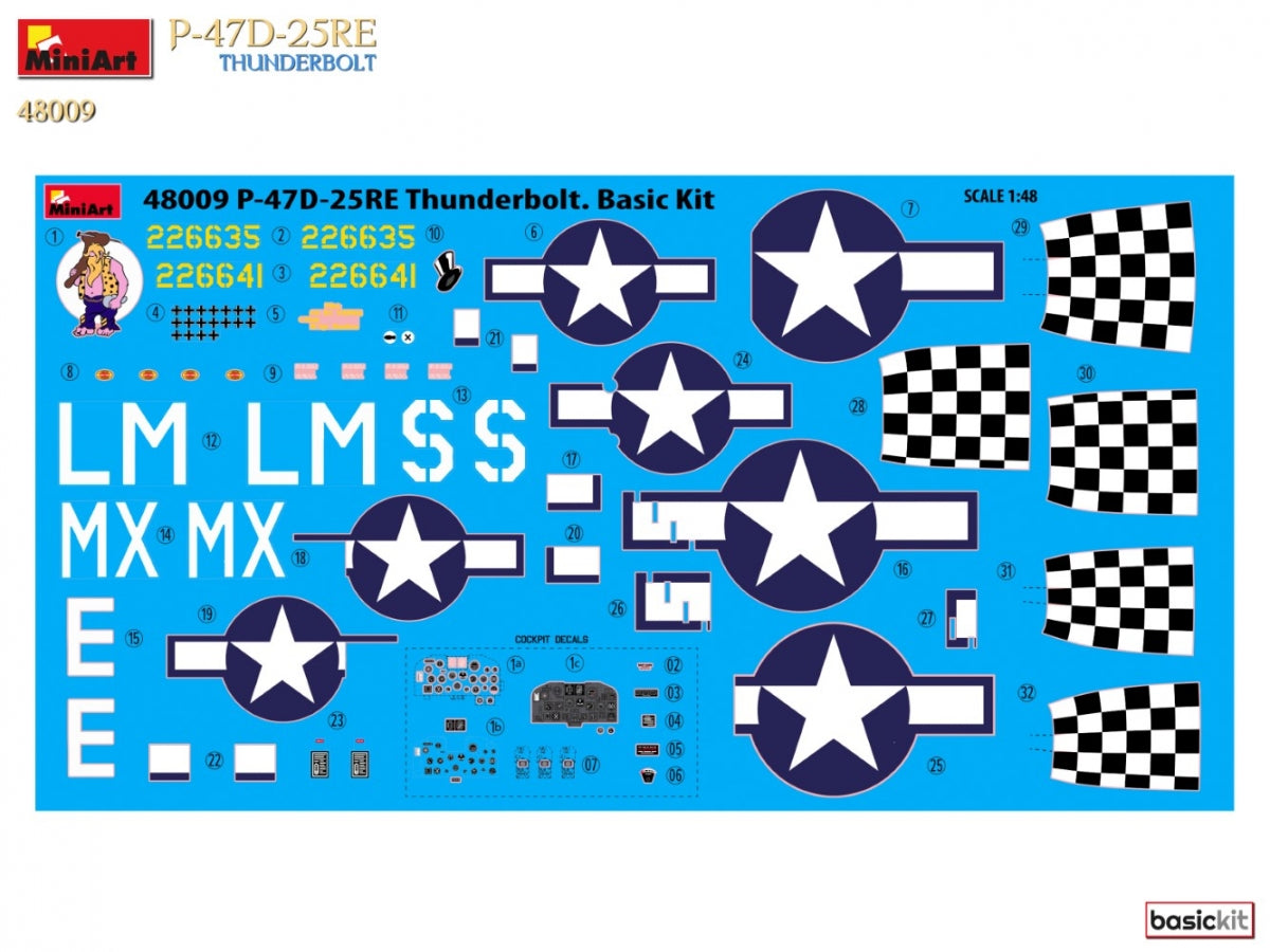 MiniArt 48009 P-47D-25RE THUNDERBOLT. BASIC KIT 1/48 – imagen 2