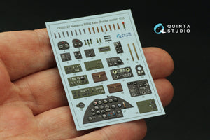 Quinta Studio QD35127 Nakajima B5N2 Kate 3D-Printed coloured Interior on decal paper (Border Model) 1/35 – immagine 4