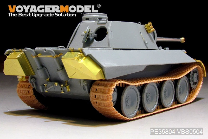 Maquette Voyager PE35804 Panther D V1 allemand de la Seconde Guerre mondiale (modèle de base) pour DROGON 6822 au 1/35 – image 9