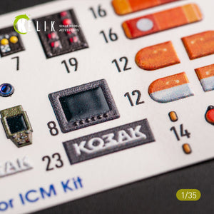 KELIK K35020 KOZAK-2 UKRAINIAN MRAP 3D DECALS FOR ICM KIT 1/35 – image 6