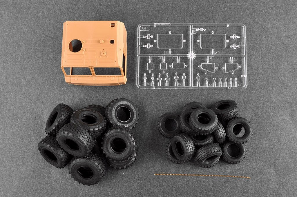 Trumpeter 01086 BAZ-6403 with ChMZAP-9990-071 trailer 1/35 – zdjęcie 7