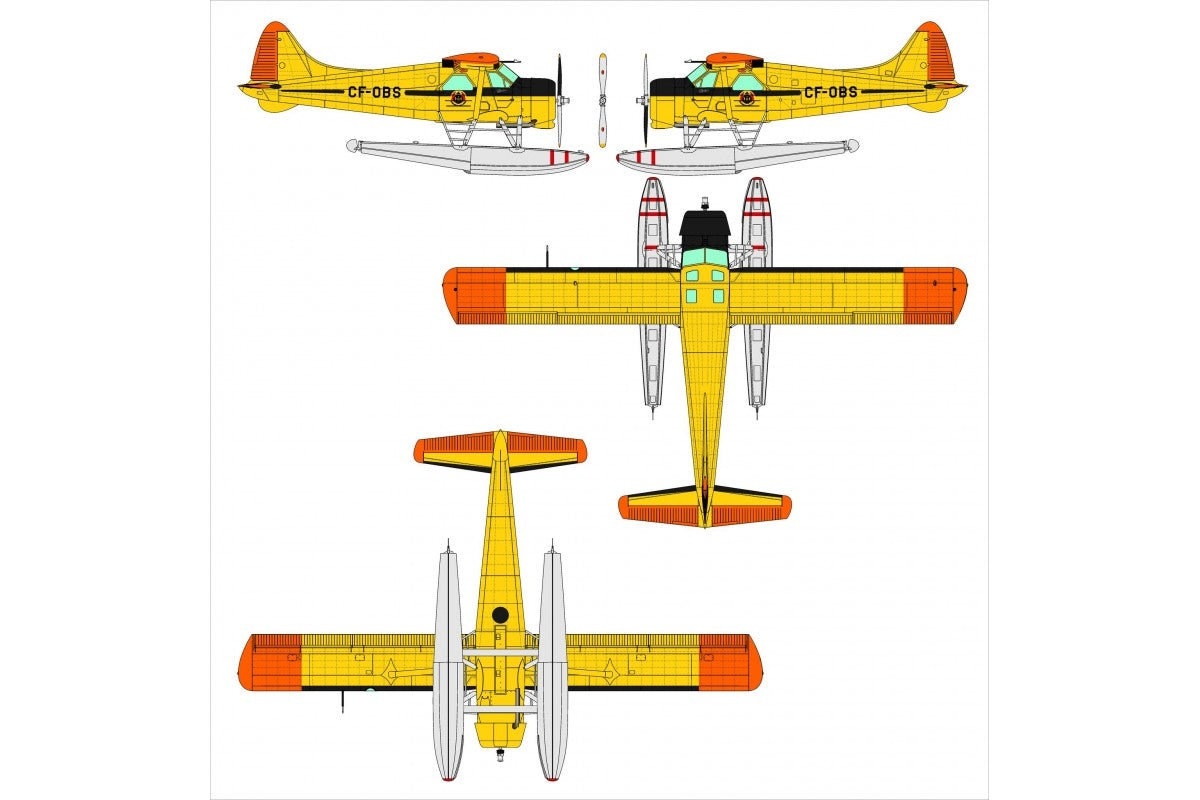 Dora Wings 48060 DHC-2 Beaver Floatplane 1/48 – immagine 3