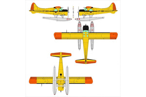 Dora Wings 48060 DHC-2 Beaver Floatplane 1/48 – immagine 3