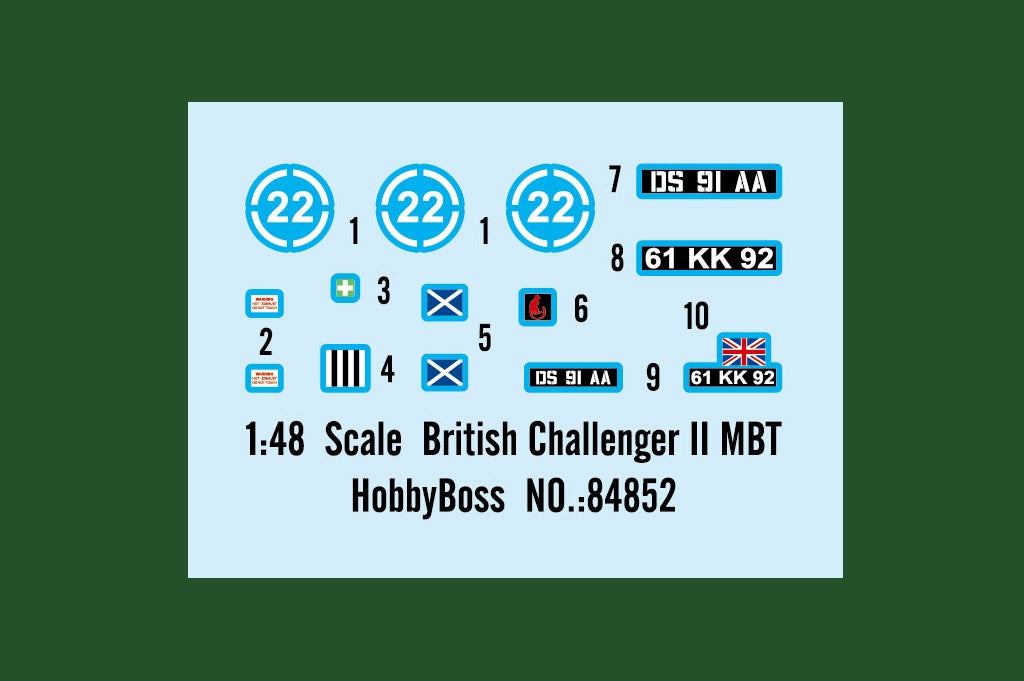 Hobby Boss 84852 Challenger II Char de combat principal britannique 1/48 – image 4