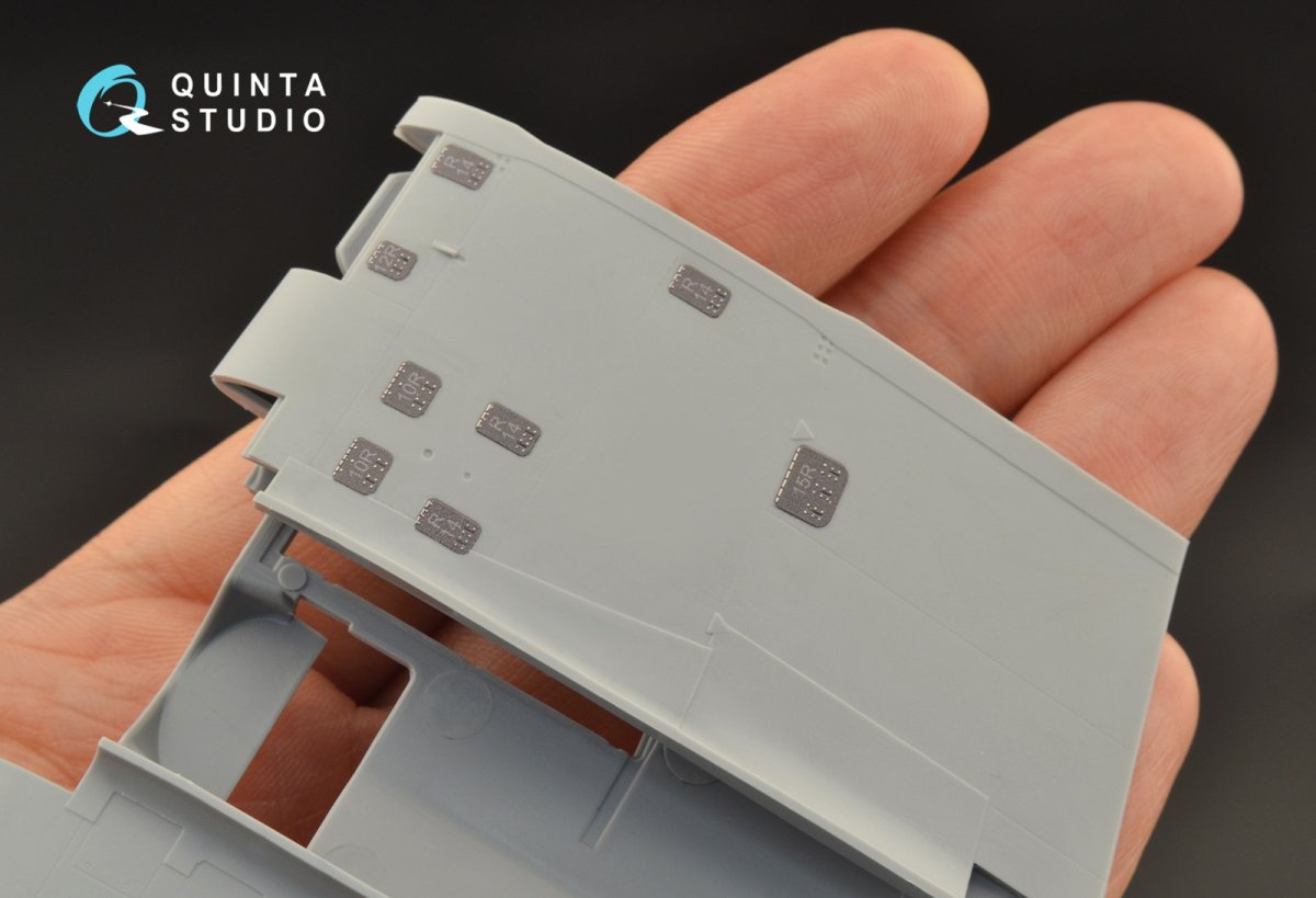 Quinta Studio QP48005 IL-2 (single seater) lights, hatches and panels (Zvezda) 1/48 – immagine 3