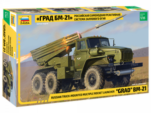 Zvezda 3655 Multiple Rocket Launcher BM-21 &amp;quot;Grad&amp;quot; 1/35
