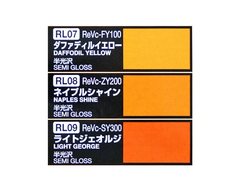 Gunze Sangyo CS-513 Mechanical Color Set Ver. Yellow 3 x 10ml – immagine 2