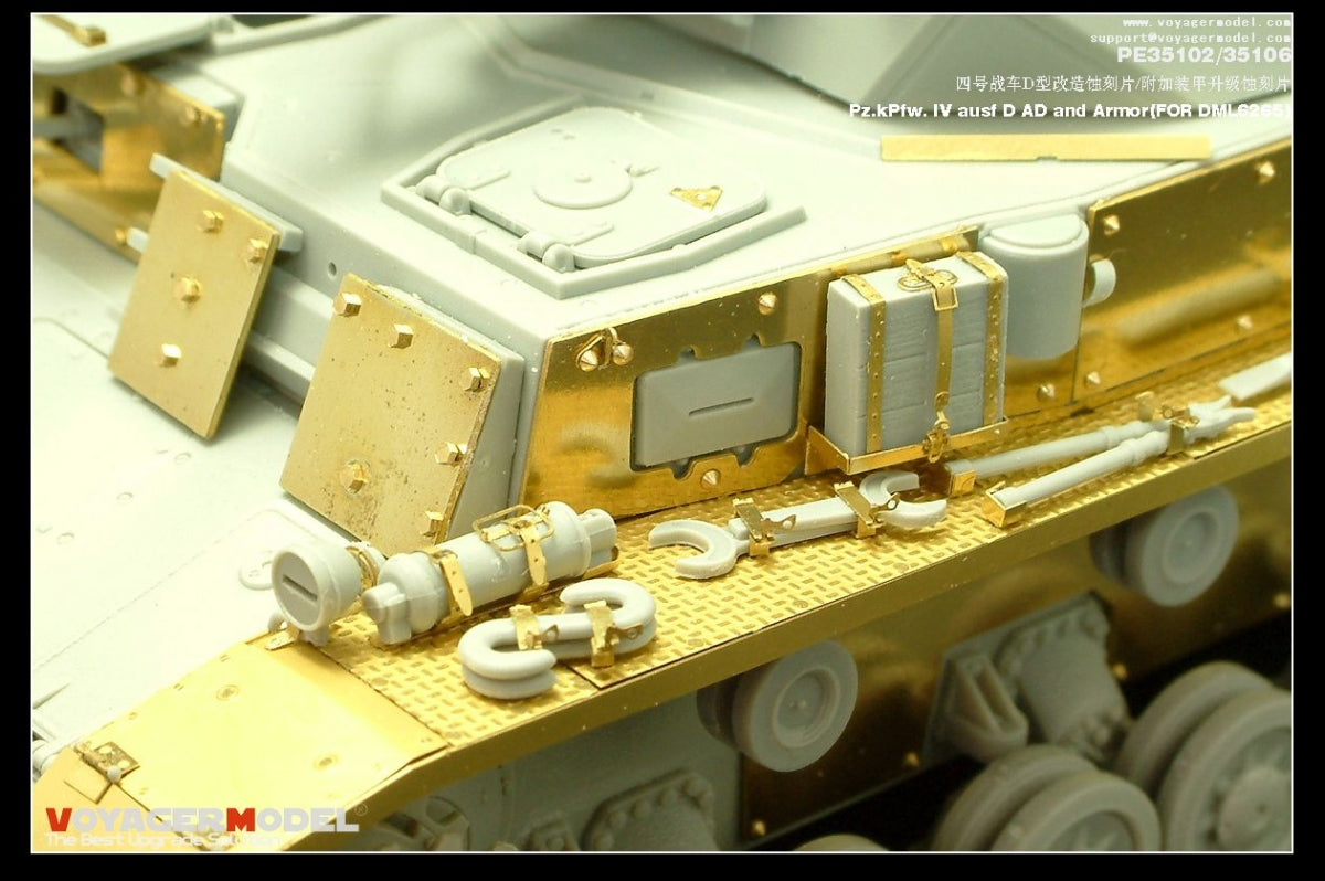 Voyager Model PE35102 Pz.KPfw. IV Ausf D For DRAGON 6265 1/35 – image 11