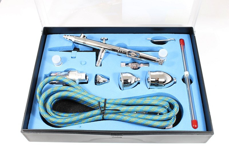 Amazing Art Aerograf AA-186K (15658) zestaw - dysze 0.2 mm, 0.5 mm, 0.8 mm – zdjęcie 2