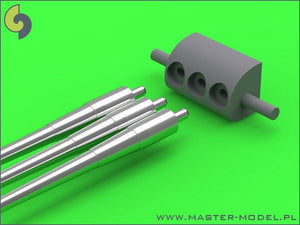 Master SM-350-074 USS Indianapolis CA-35 (1945) armament - 8in (9pcs), 5in (8pcs) barrels with resin trunnion - fits Trumpeter model – Bild 3
