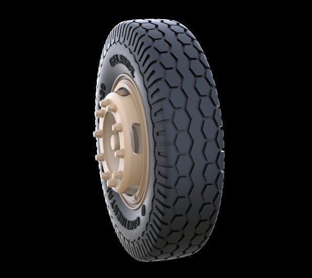 Panzer Art RE35-337 Mercedes 4500 “Maultier” road wheels (Commercial Pattern) 1/35 – image 2