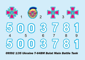 Trumpeter 09592 Ukraine T-64BM Bulat 1/35 – Bild 3