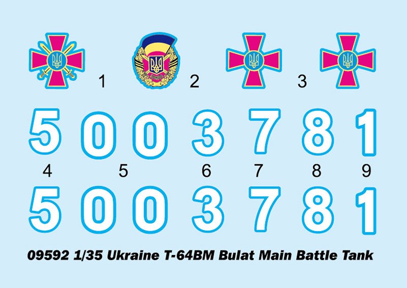 Trumpeter 09592 Ukraine T-64BM Bulat 1/35 – Bild 3