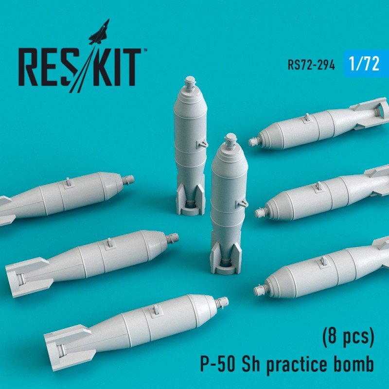 RESKIT RS72-0294 P-50 Sh practice bomb (8 pcs) 1/72