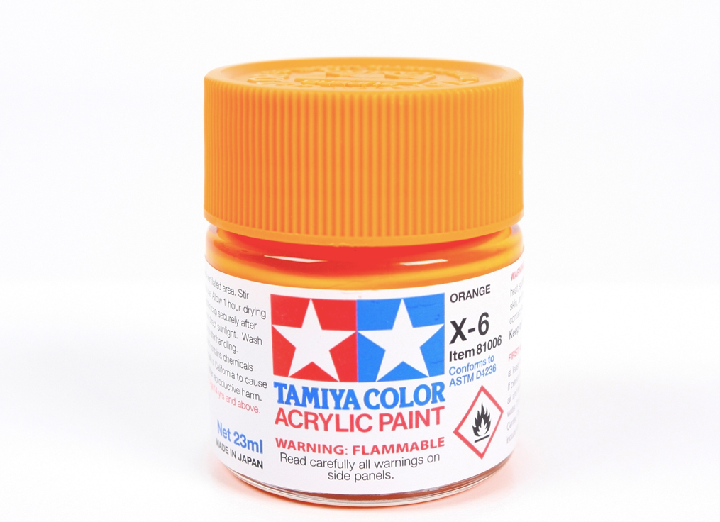 Tamiya 81006 Acryl X-6 Orange 23ml – Bild 2