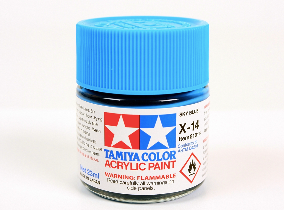 Tamiya 81014 Acryl X-14 Sky Blue 23ml – imagen 2