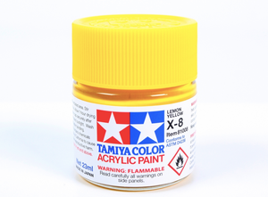 Tamiya 81008 Acryl X-8 Lemon Yellow 23ml – Bild 2