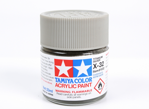 Tamiya 81032 Acryl X-32 Titanium Silver 23ml – Bild 2