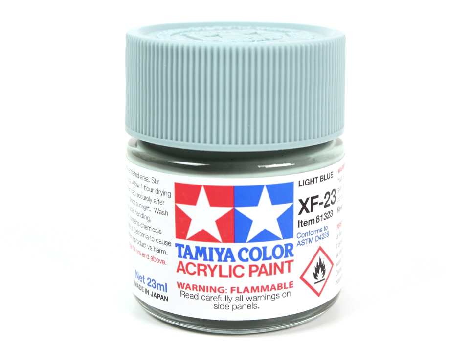 Tamiya 81323 Acryl XF-23 Light Blue 23ml – immagine 2