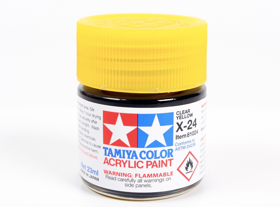 Tamiya 81024 Acryl X-24 Clear Yellow 23ml – immagine 3