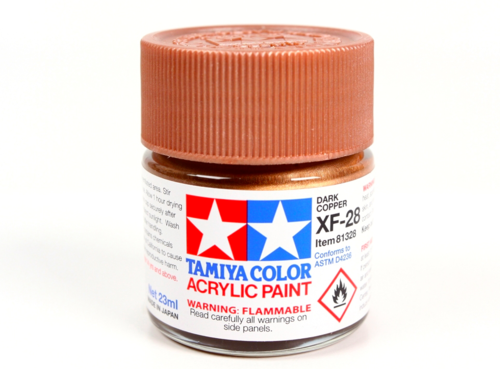 Tamiya 81328 Acryl XF-28 Dark Copper 23ml – immagine 2