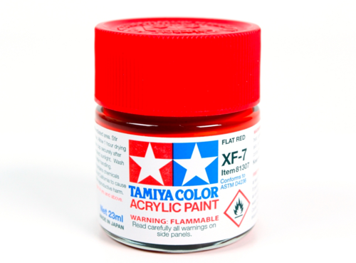 Tamiya 81307 Peinture acrylique XF-7 Rouge mat 23 ml – image 2