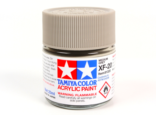 Tamiya 81320 Acryl XF-20 Medium Grey 23ml – Bild 2