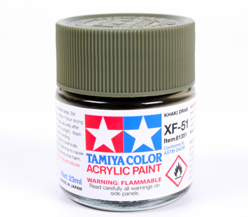 Tamiya 81351 Acryl XF-51 Khaki Drab 23ml – zdjęcie 2