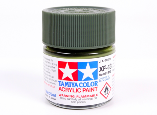 Tamiya 81313 Acryl XF-13 J.A. Green 23ml – immagine 2