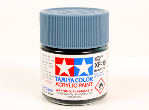 Tamiya 81318 Acryl XF-18 Medium Blue 23ml – zdjęcie 2