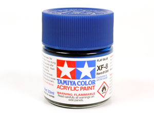 Tamiya 81308 Acrylic XF-8 Flat Blue 23ml – image 2