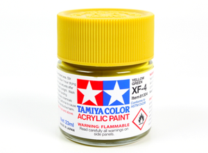Tamiya 81304 Acryl XF-4 Yellow Green 23ml – immagine 2