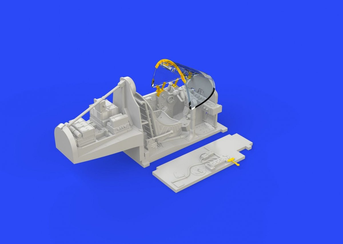 Eduard 648277 P-38F cockpit ACADEMY 1/48 – immagine 2