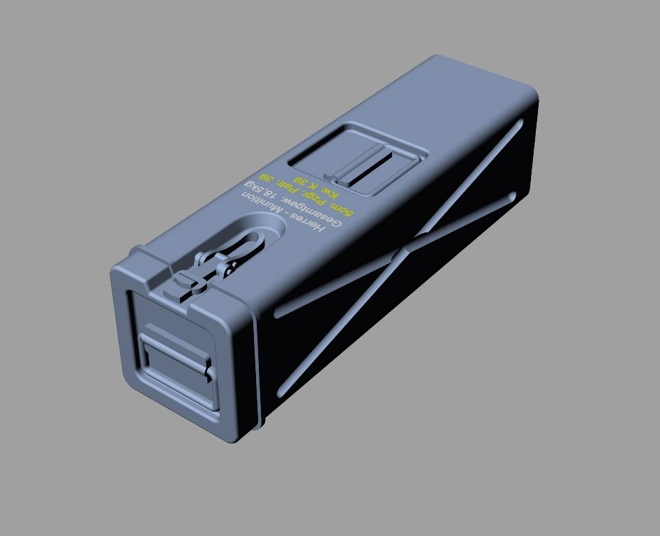 Panzer Art RE35-413 WWII German ammo boxes for PaK/KwK 38 1/35 – imagen 2